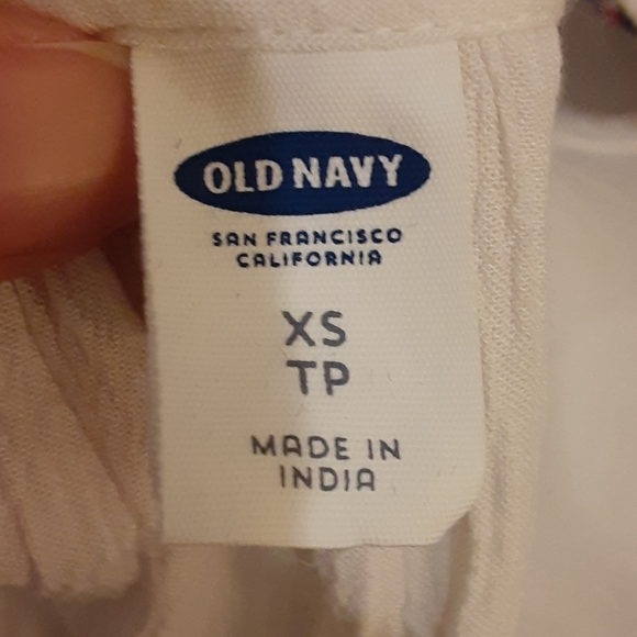 Old Navy embroidered tassel tunic shirt blouse XS - Picture 5 of 5